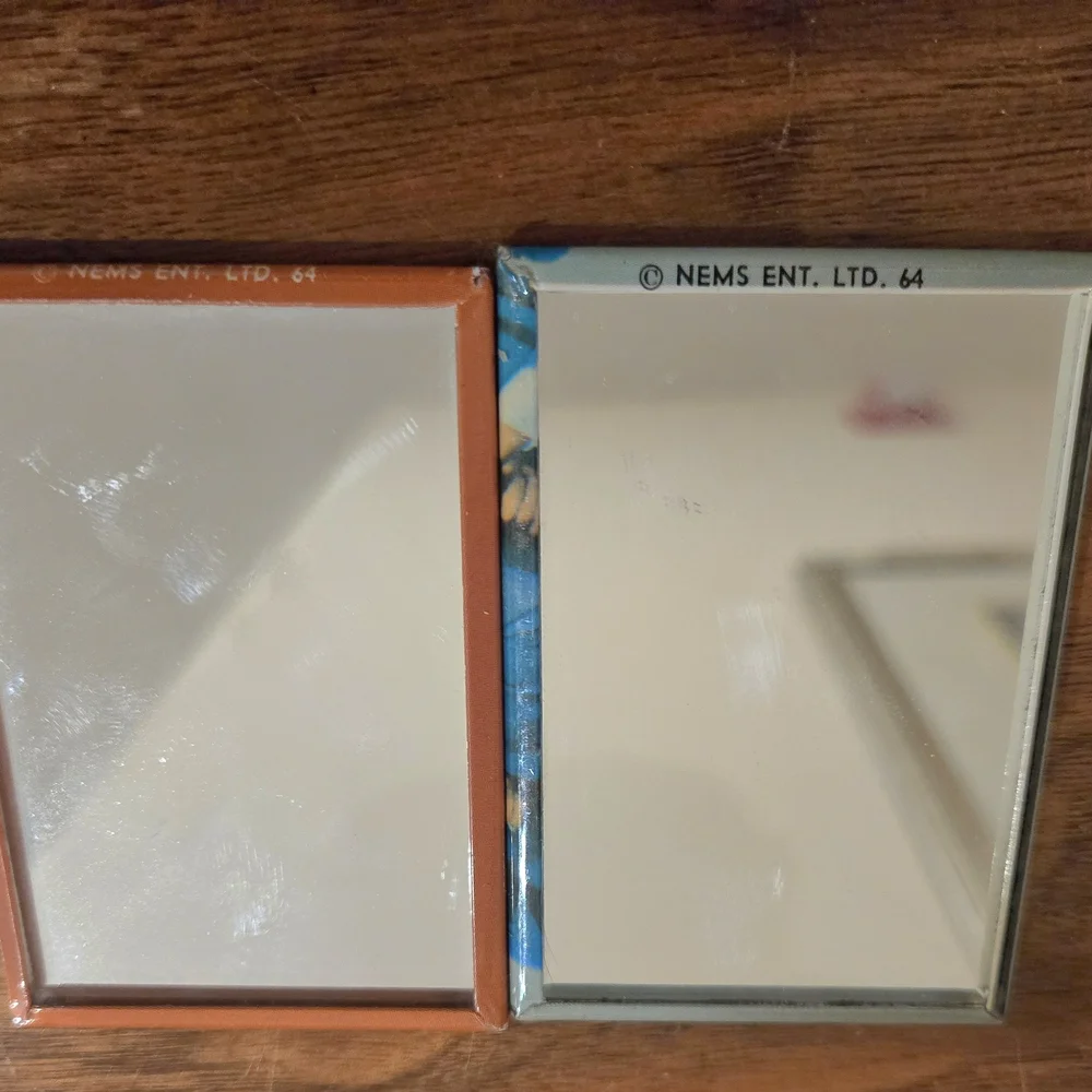 The Beatles Blue and Brown Vanity Mirror